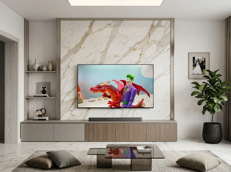 Дизайн гостиной в стиле Контемпорари — фото интерьера от нейросети RoomGPT