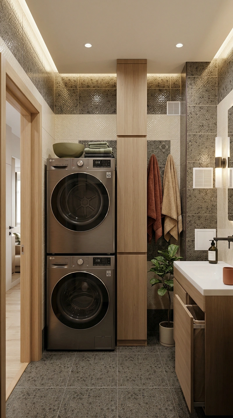 Дизайн ванной в стиле Минимализм — фото интерьера от нейросети RoomGPT