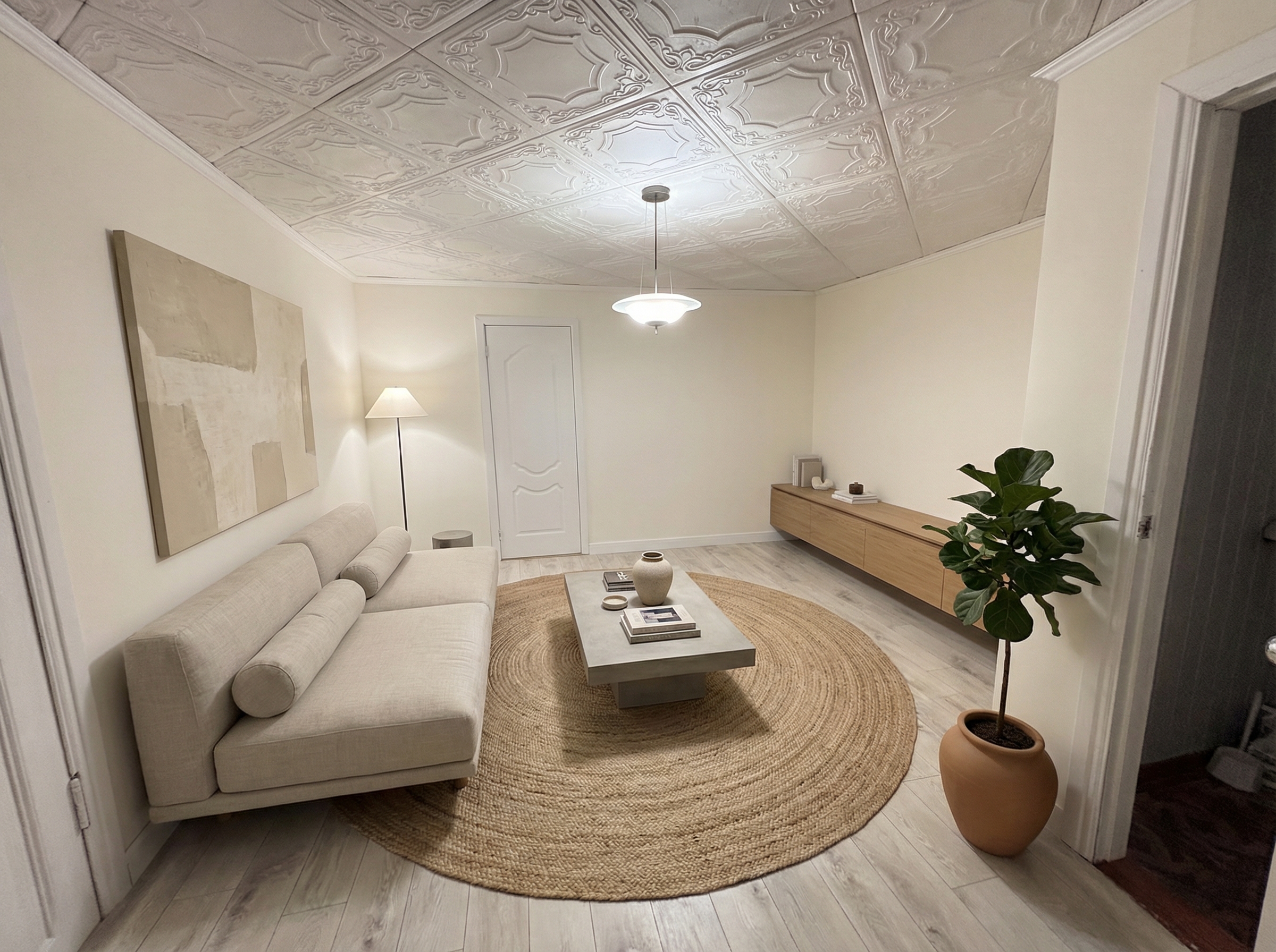 Дизайн гостиной в стиле Минимализм — фото интерьера от нейросети RoomGPT