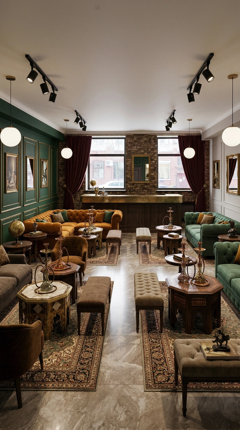 Дизайн гостиной в стиле Классика — фото интерьера от нейросети RoomGPT