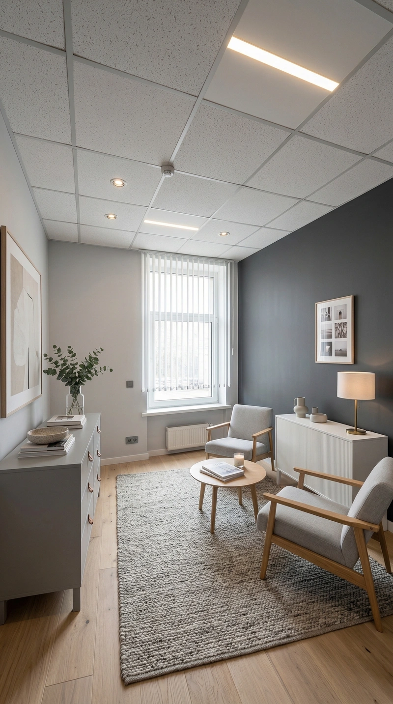 Дизайн гостиной в стиле Сканди — фото интерьера от нейросети RoomGPT