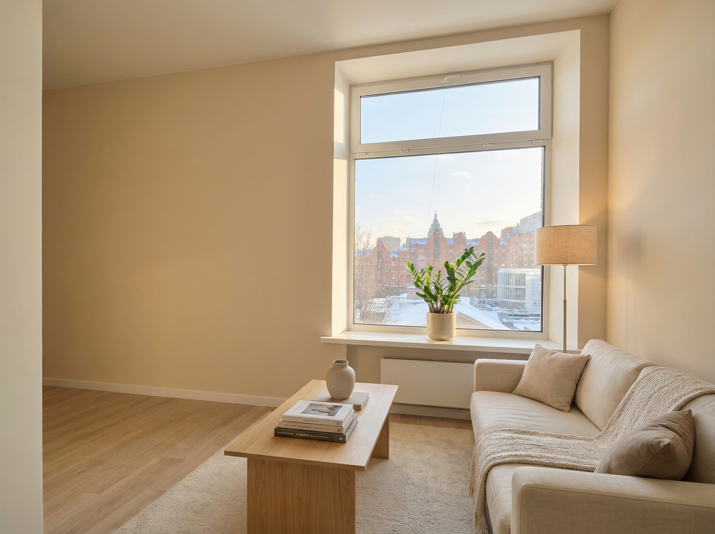 Дизайн гостиной в стиле Минимализм — фото интерьера от нейросети RoomGPT