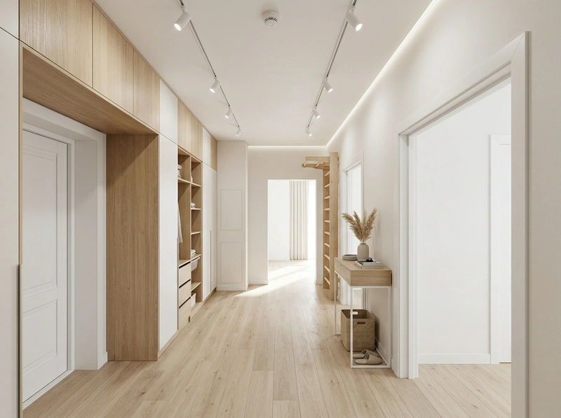 Дизайн интерьера в стиле Сканди — Прихожая от нейросети RoomGPT