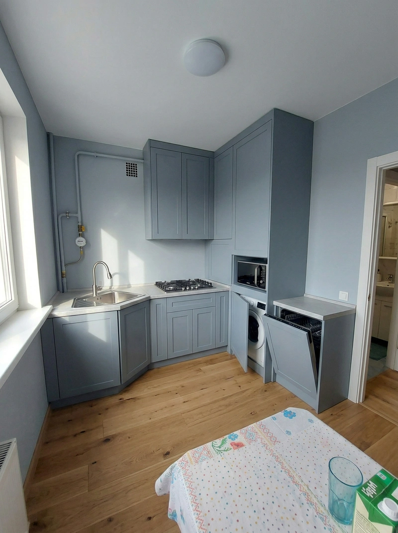 Дизайн кухни в стиле Без стиля — фото интерьера от нейросети RoomGPT