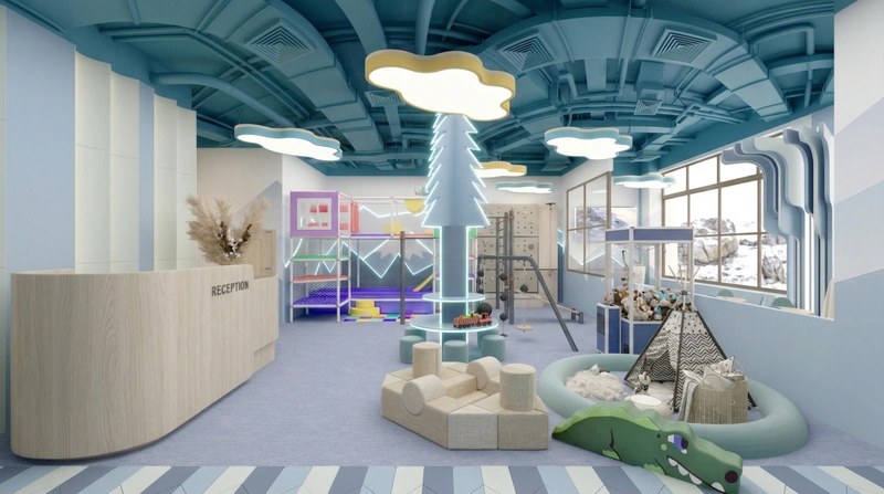 Дизайн детской в стиле Сканди — фото интерьера от нейросети RoomGPT