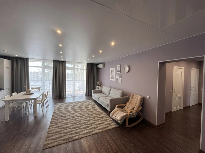 Дизайн интерьера в стиле Минимализм — Гостиная от нейросети RoomGPT