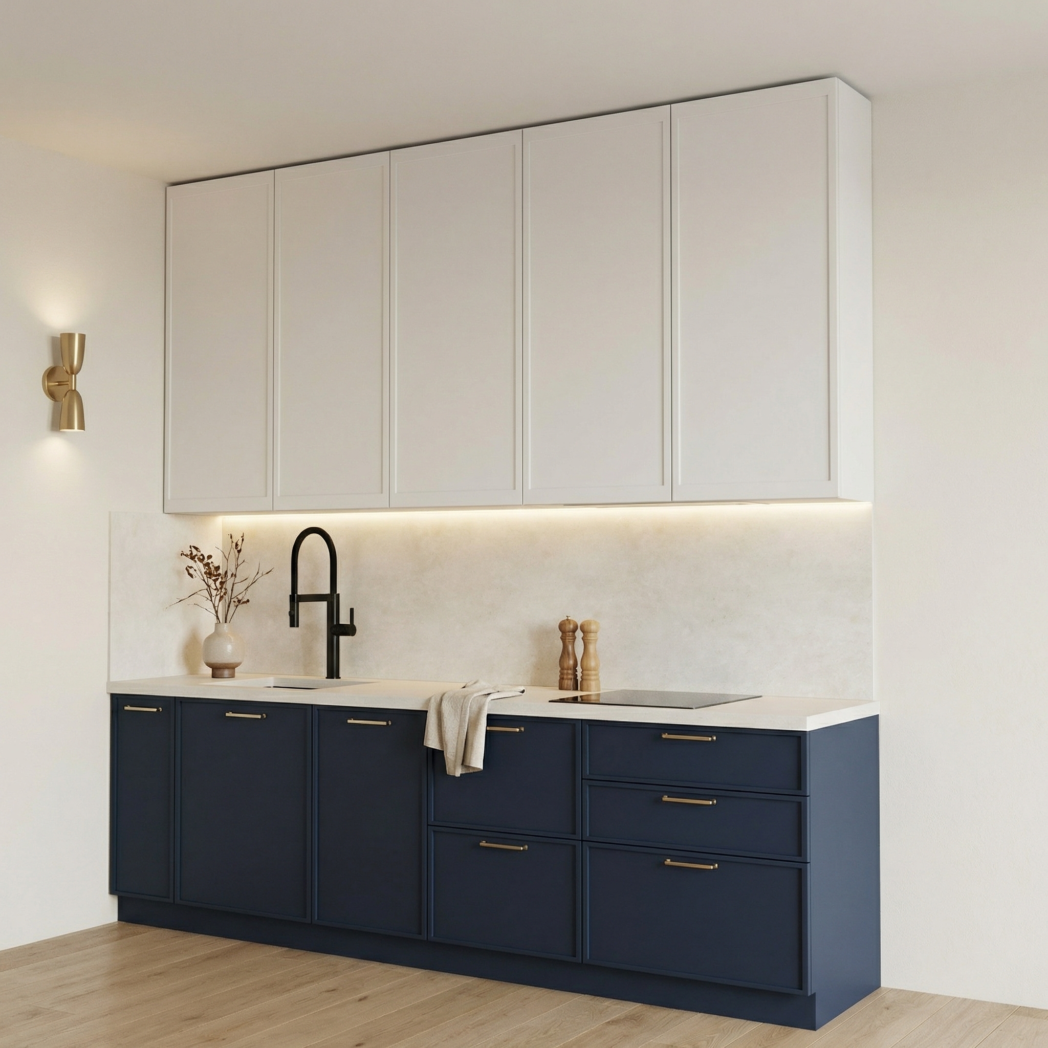 Дизайн кухни в стиле Минимализм — фото интерьера от нейросети RoomGPT