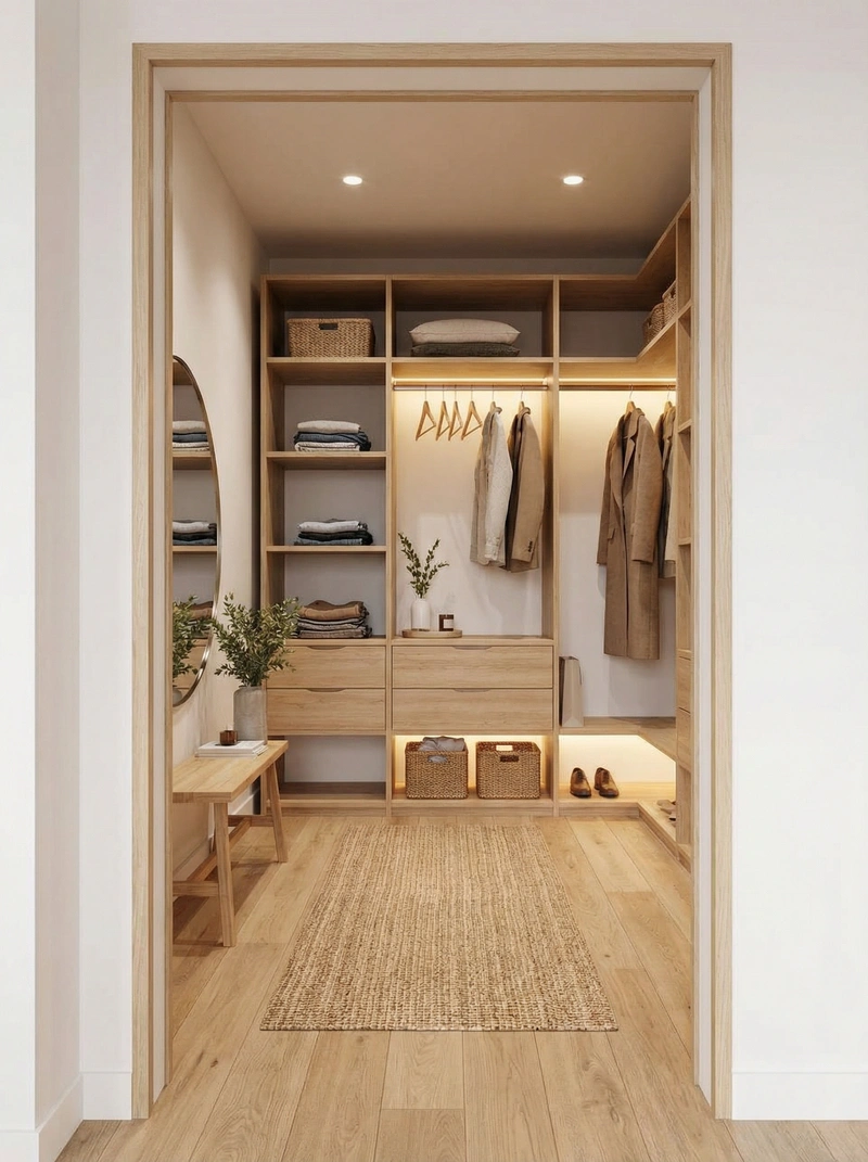 Дизайн интерьера в стиле Сканди — Прихожая от нейросети RoomGPT