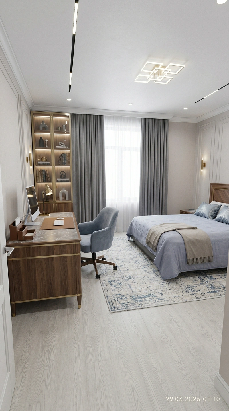 Дизайн детской в стиле Классика — фото интерьера от нейросети RoomGPT