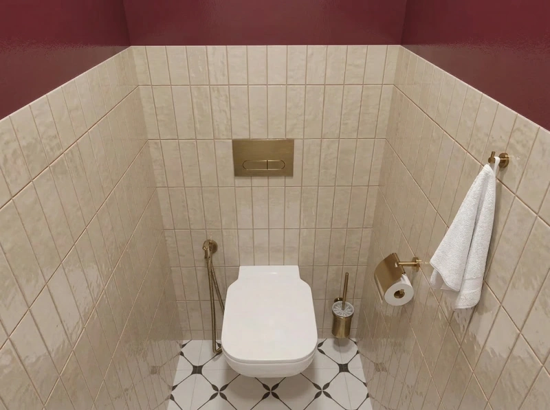 Дизайн ванной в стиле Без стиля — фото интерьера от нейросети RoomGPT