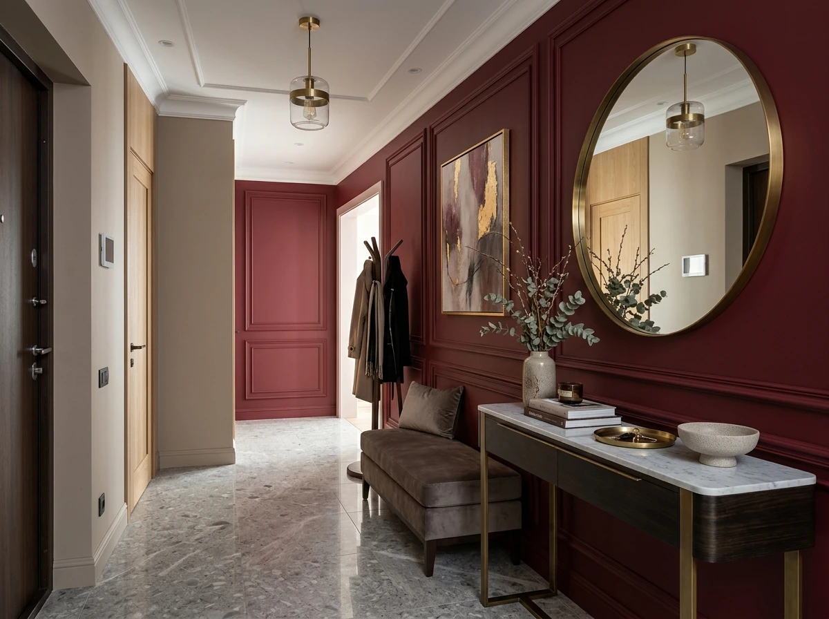 Дизайн прихожей в стиле Контемпорари — фото интерьера от нейросети RoomGPT