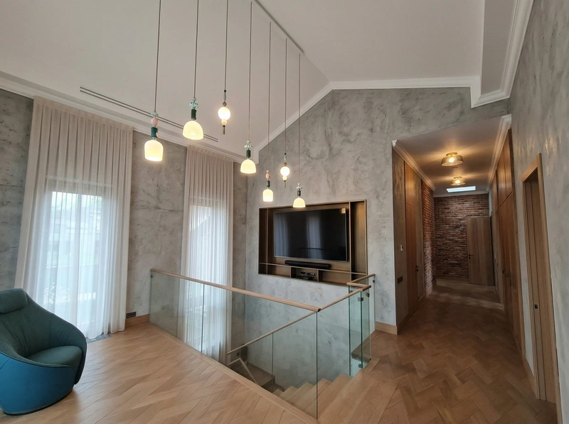 Дизайн гостиной в стиле Лофт — фото интерьера от нейросети RoomGPT