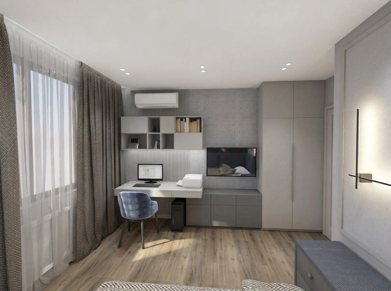 Дизайн детской в стиле Без стиля — фото интерьера от нейросети RoomGPT