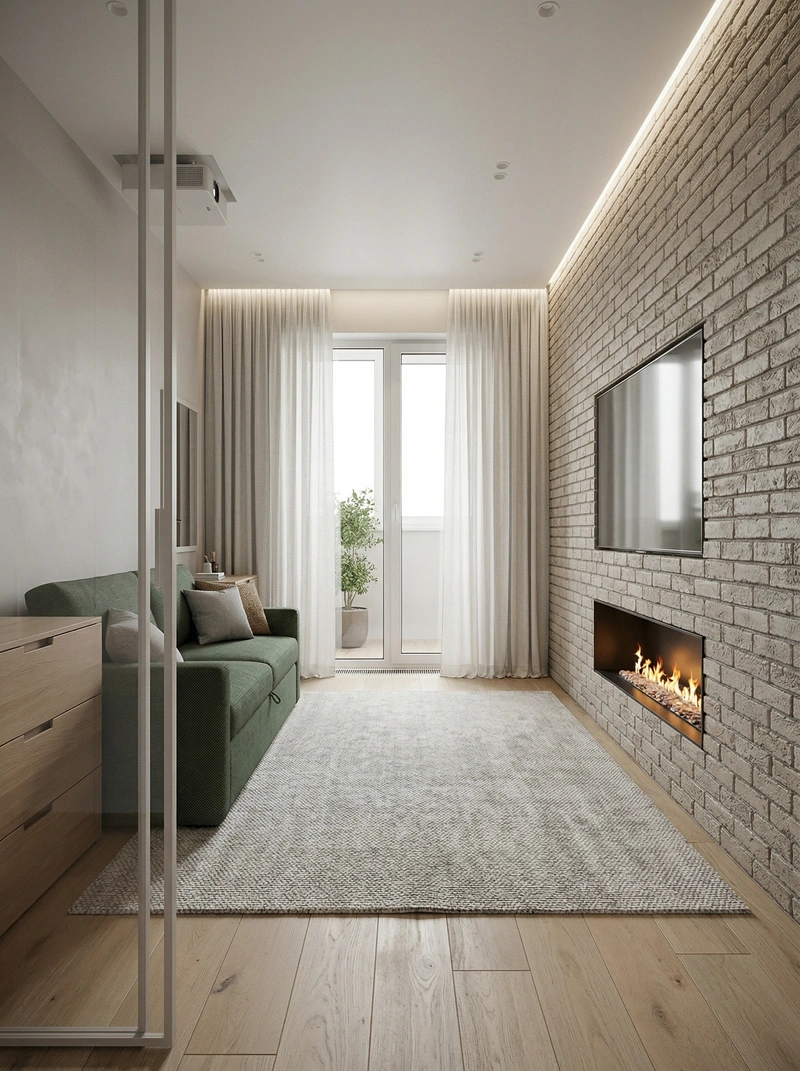 Дизайн спальни в стиле Минимализм — фото интерьера от нейросети RoomGPT