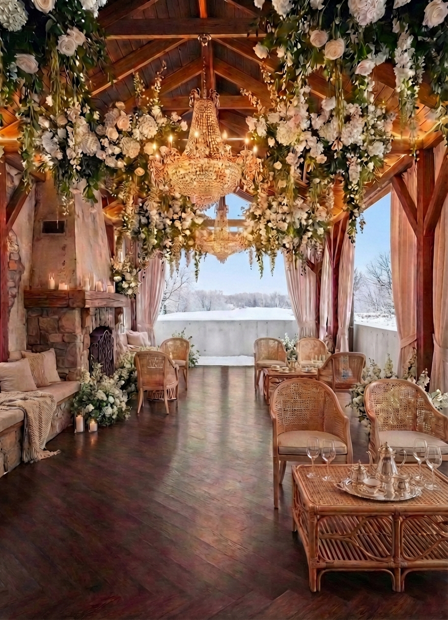 Дизайн гостиной в стиле Блэктэк — фото интерьера от нейросети RoomGPT