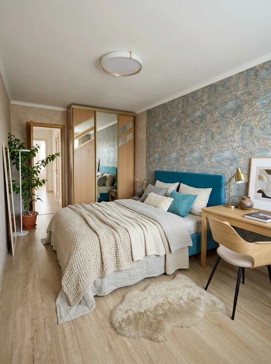 Дизайн кабинета в стиле Хюгге — фото интерьера от нейросети RoomGPT