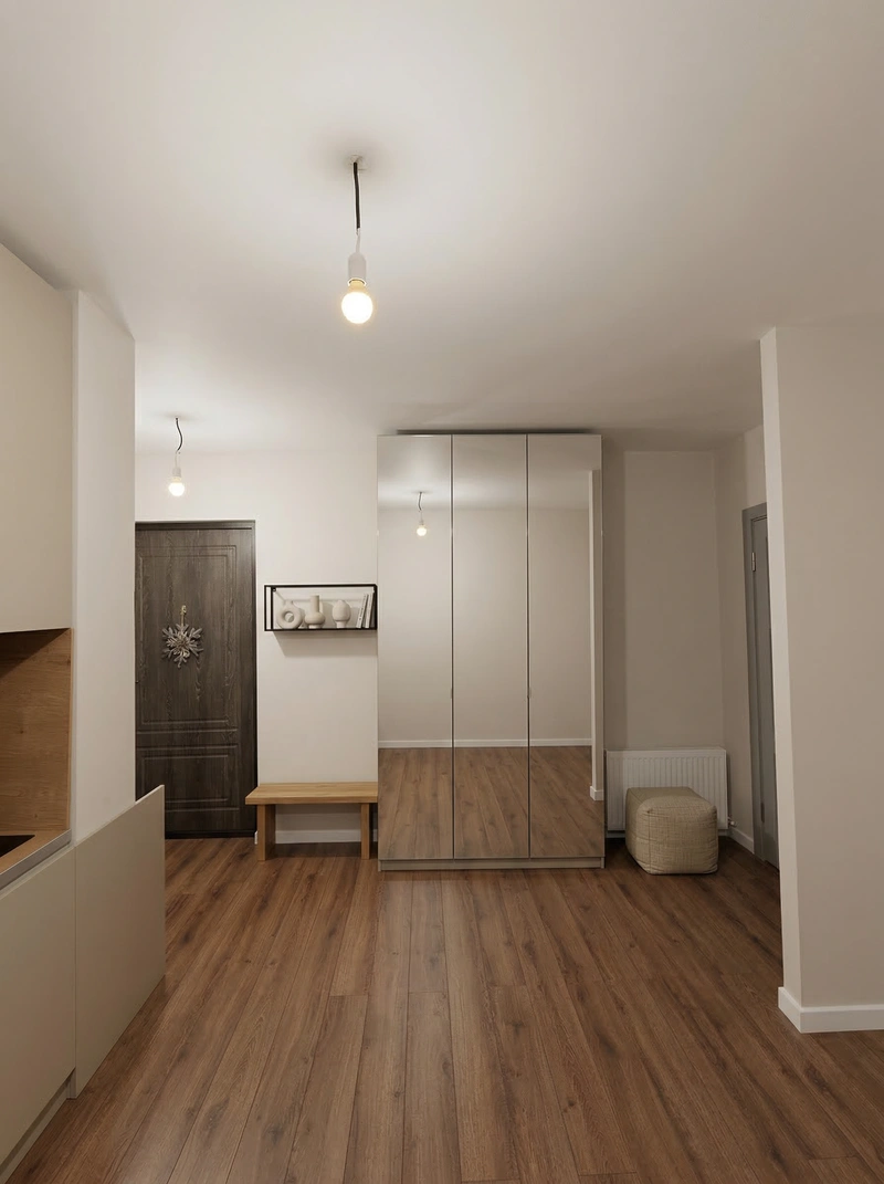 Дизайн интерьера в стиле Минимализм — Гостиная от нейросети RoomGPT