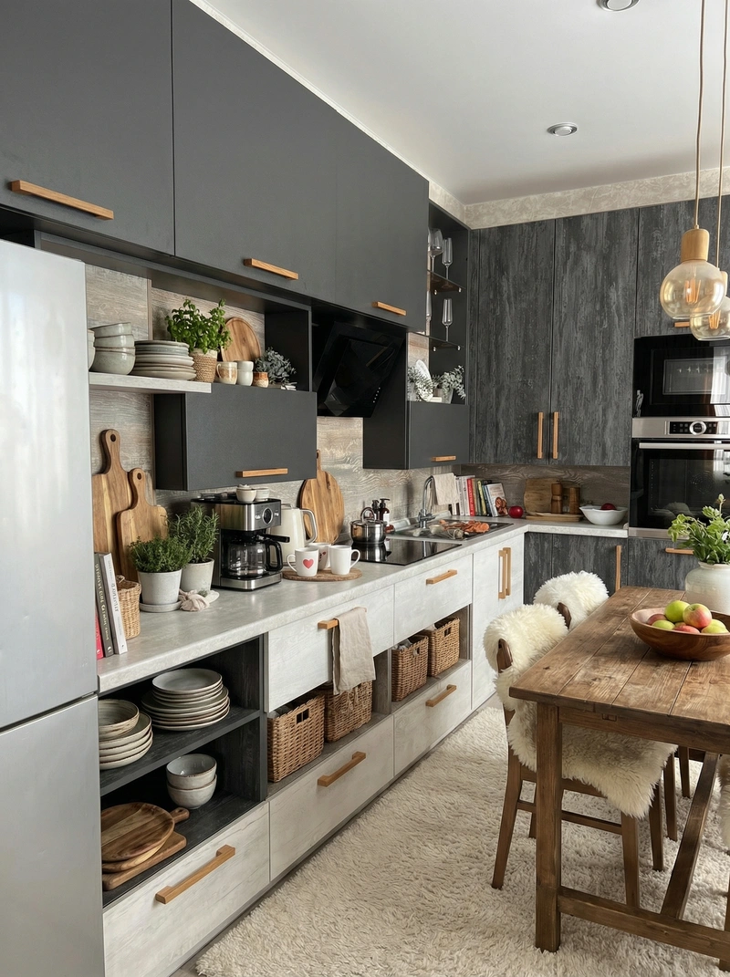 Дизайн интерьера в стиле Хюгге — Гостиная от нейросети RoomGPT