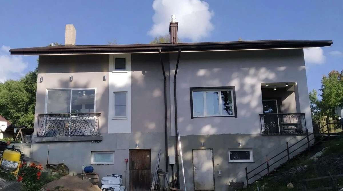 Дизайн фасада в стиле Минимализм — Фасад от нейросети RoomGPT