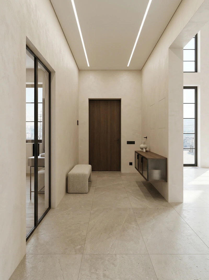 Дизайн интерьера в стиле Минимализм — Прихожая от нейросети RoomGPT