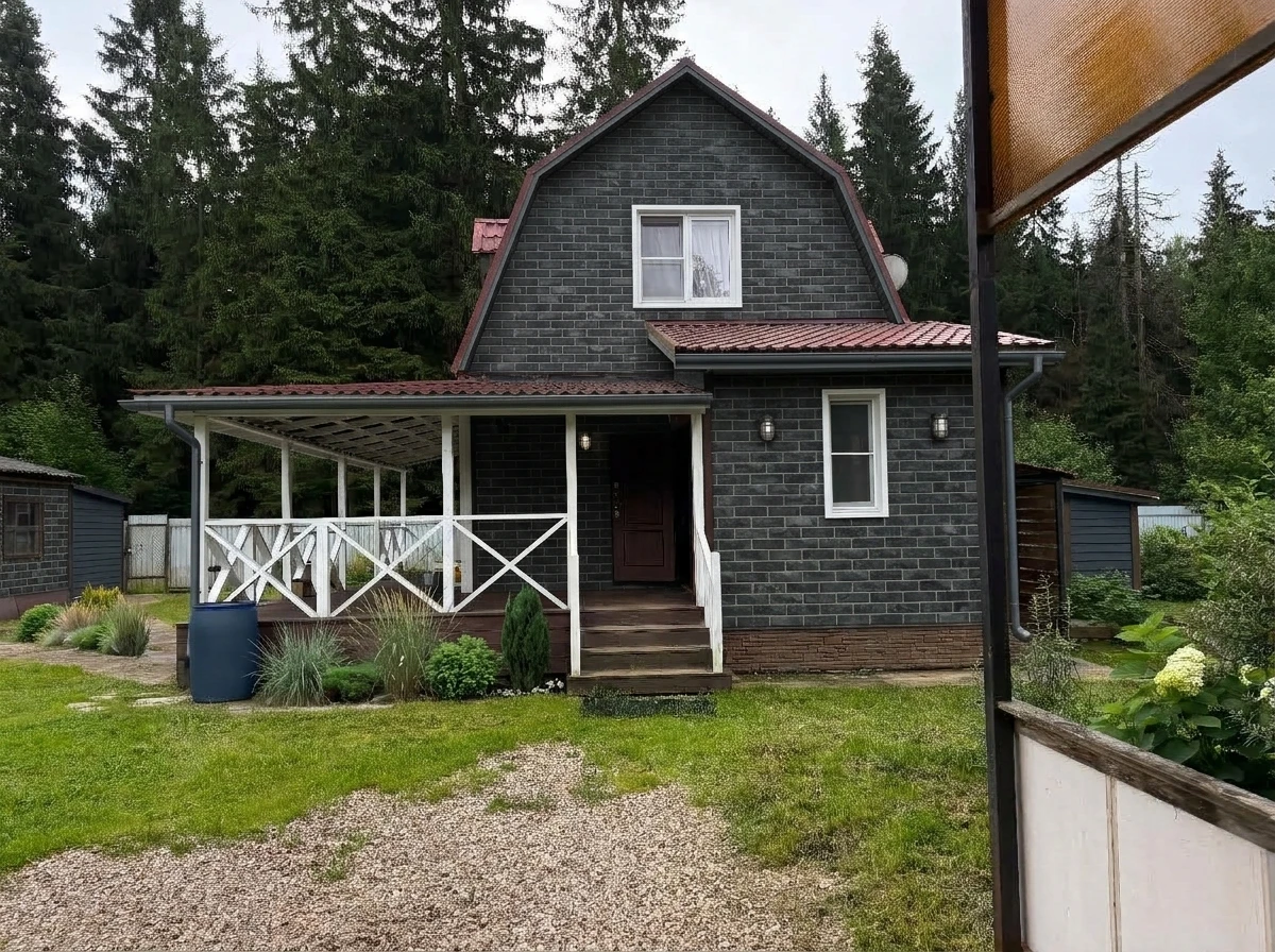 Дизайн фасада в стиле Лофт — Фасад от нейросети RoomGPT