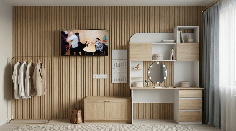 Дизайн интерьера в стиле Минимализм — Гостиная от нейросети RoomGPT