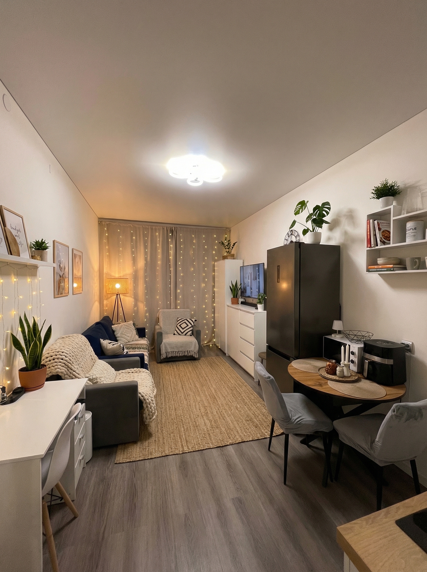 Дизайн гостиной в стиле Минимализм — фото интерьера от нейросети RoomGPT