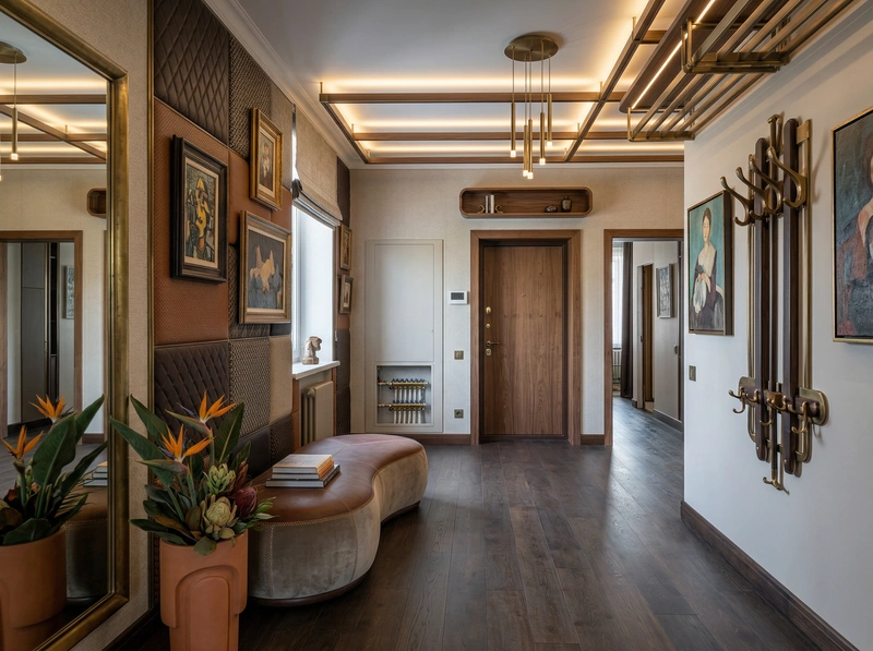 Дизайн интерьера в стиле Эклектика — Прихожая от нейросети RoomGPT