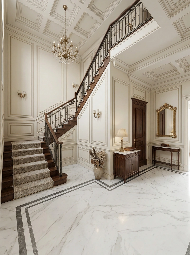 Дизайн интерьера в стиле Классика — Прихожая от нейросети RoomGPT