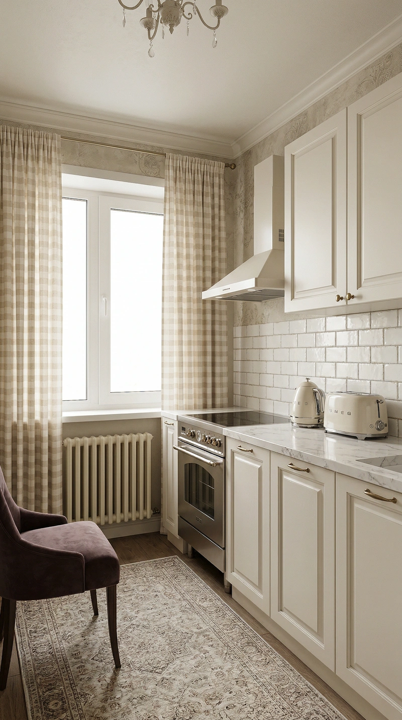 Дизайн интерьера в стиле Классика — Гостиная от нейросети RoomGPT