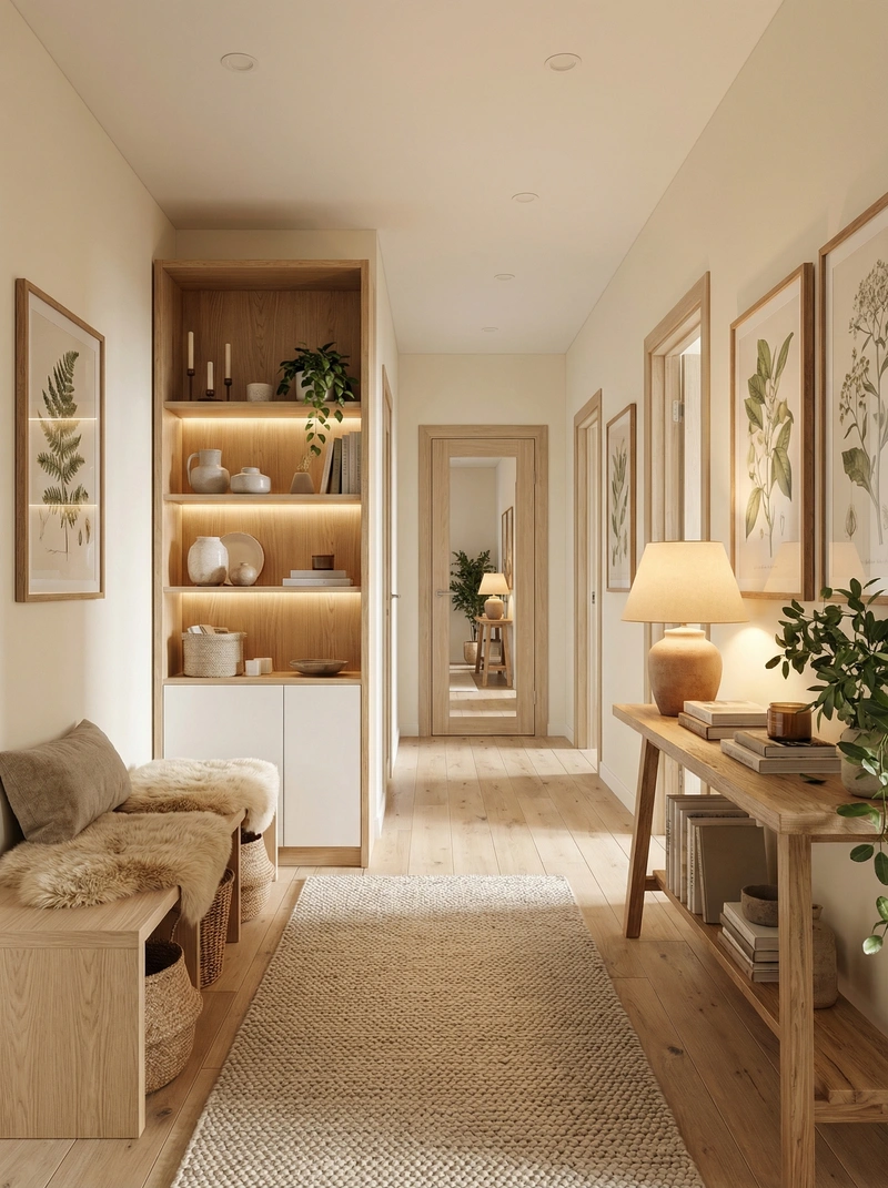 Дизайн интерьера в стиле Хюгге — Прихожая от нейросети RoomGPT