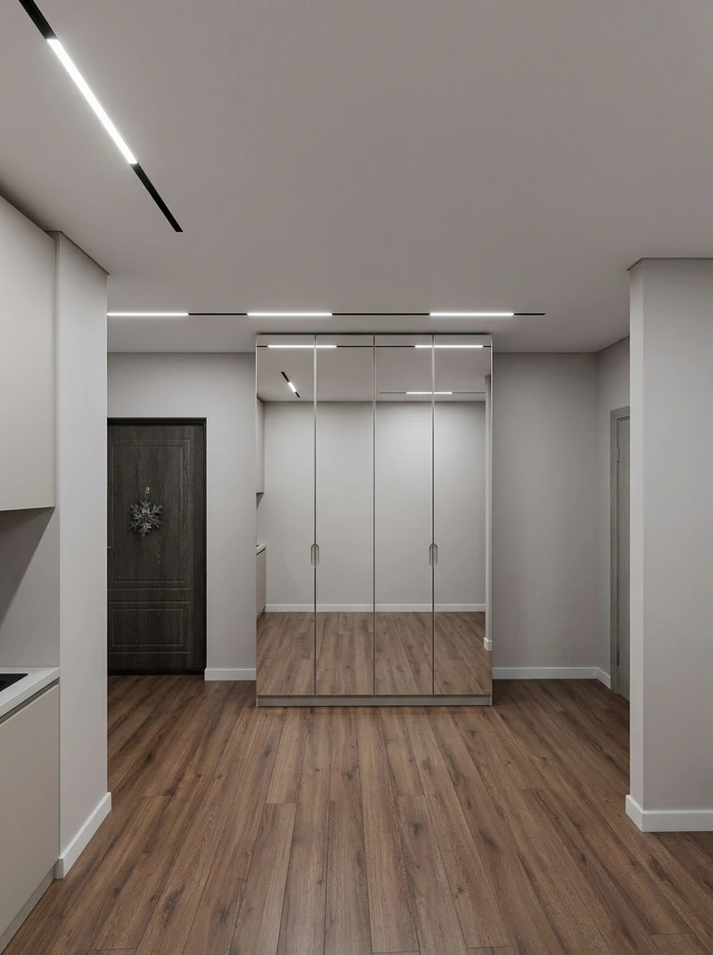 Дизайн интерьера в стиле Минимализм — Прихожая от нейросети RoomGPT