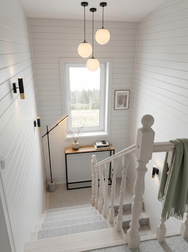 Дизайн интерьера в стиле Сканди — Прихожая от нейросети RoomGPT