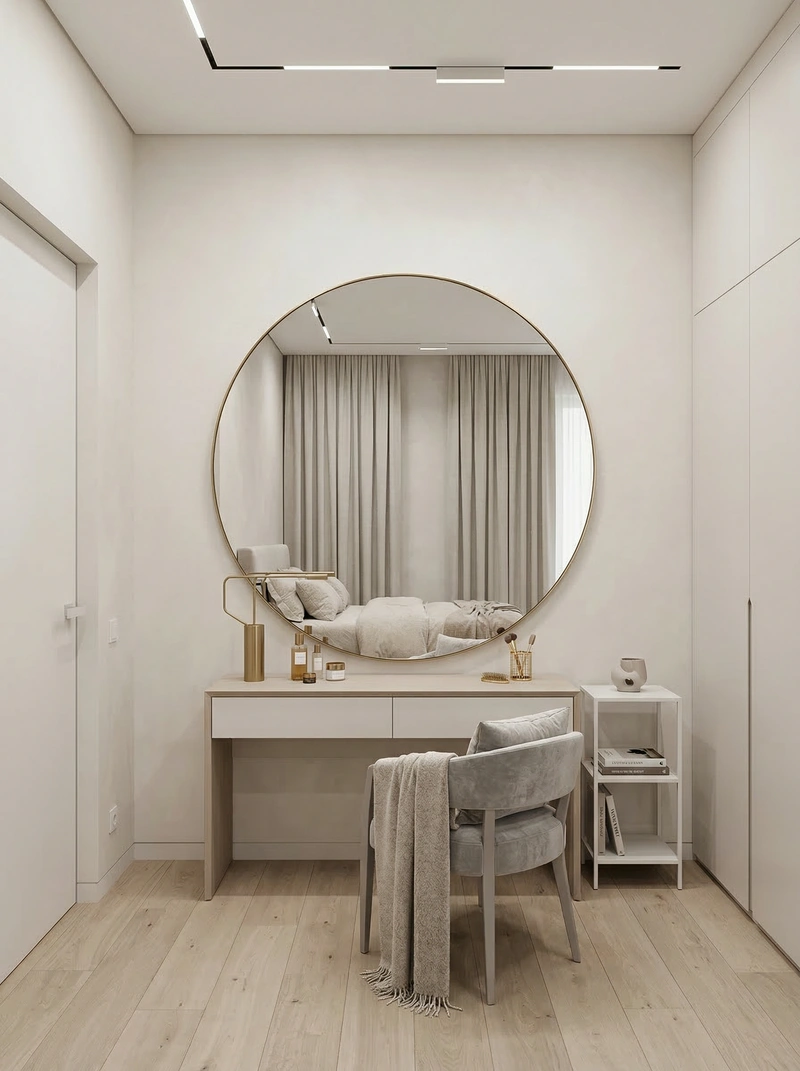 Дизайн интерьера в стиле Минимализм — Спальня от нейросети RoomGPT