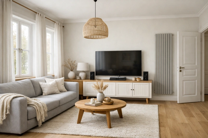 Дизайн интерьера в стиле Хюгге — Гостиная от нейросети RoomGPT