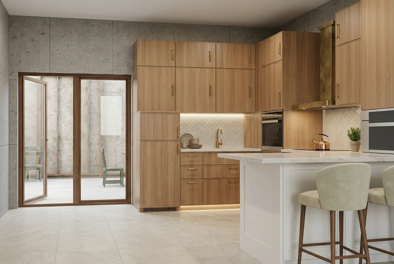 Дизайн интерьера в стиле Классика — Кухня от нейросети RoomGPT