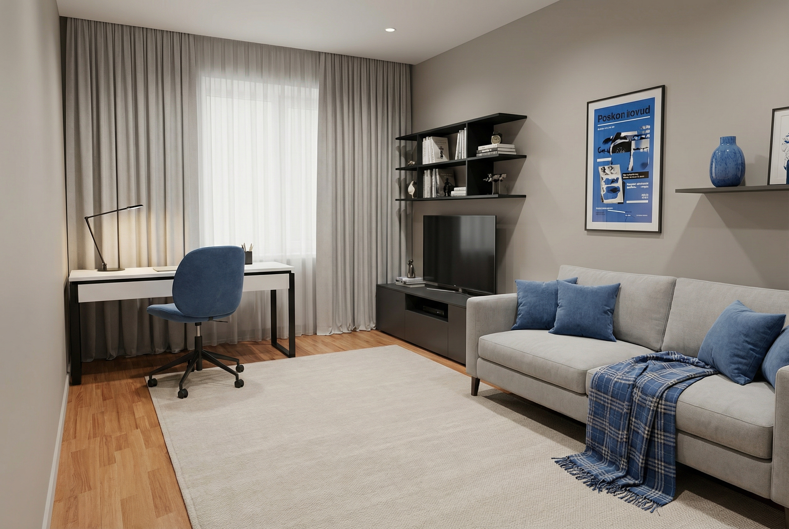 Дизайн детской в стиле Минимализм — фото интерьера от нейросети RoomGPT