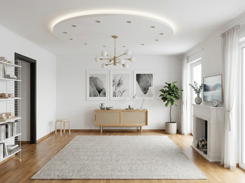 Дизайн интерьера в стиле Сканди — Гостиная от нейросети RoomGPT