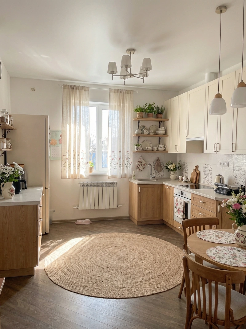 Дизайн интерьера в стиле Сканди — Гостиная от нейросети RoomGPT