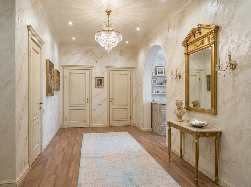 Дизайн интерьера в стиле Неоклассика — Прихожая от нейросети RoomGPT