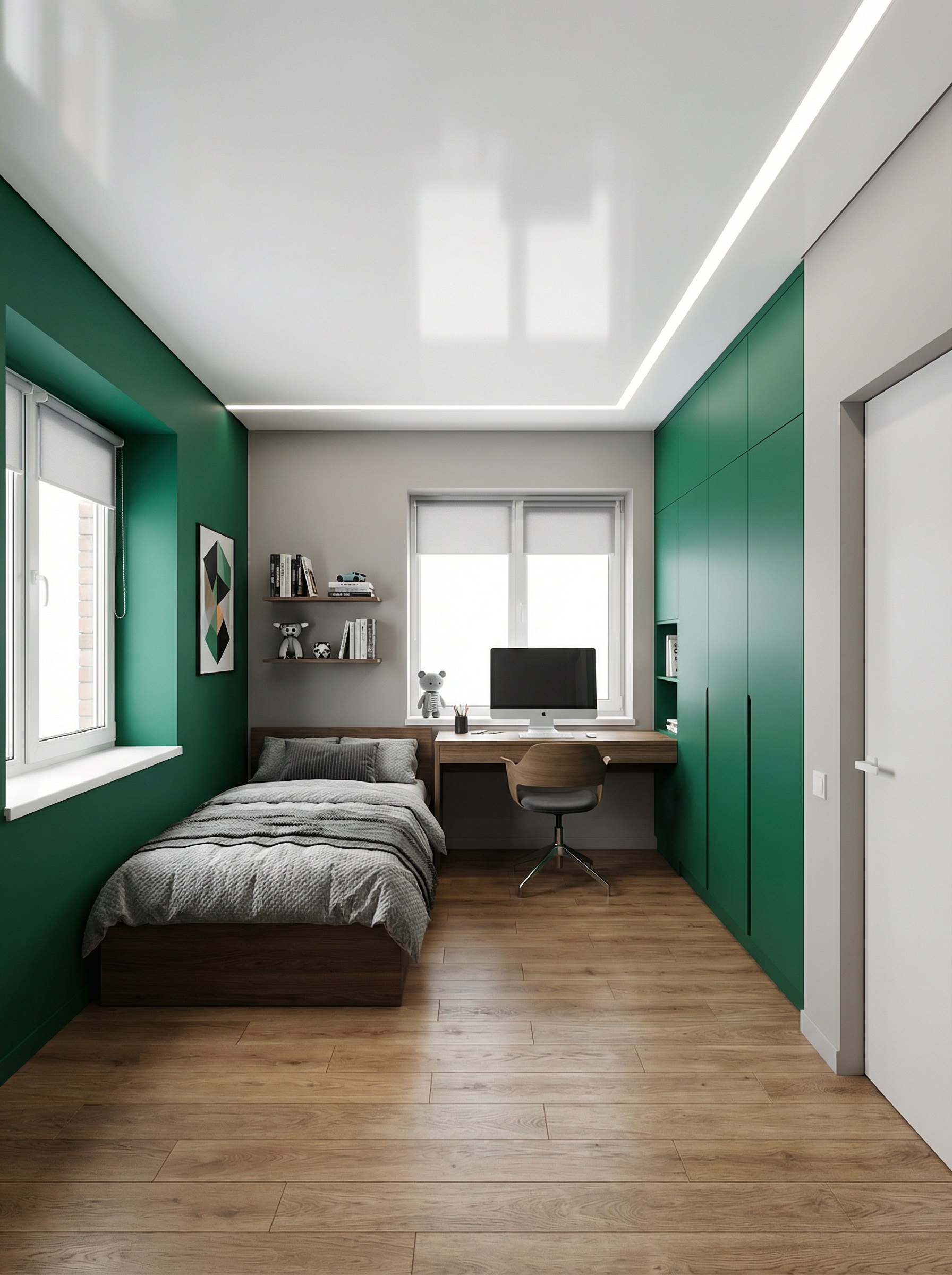 Дизайн детской в стиле Минимализм — фото интерьера от нейросети RoomGPT