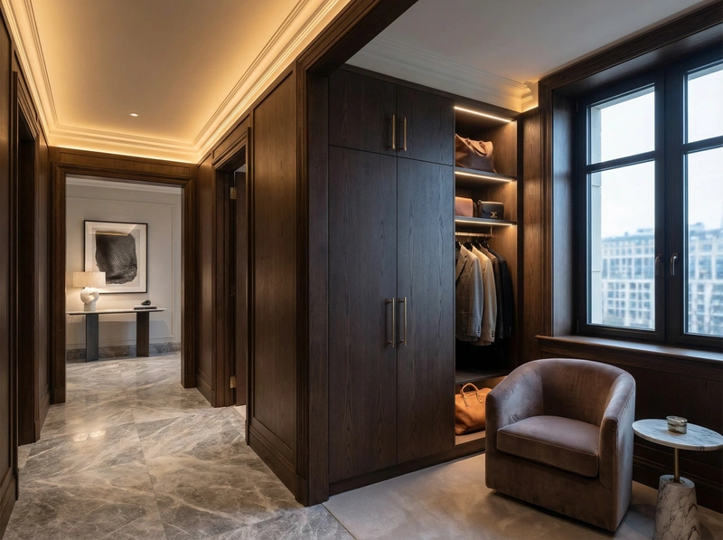 Дизайн интерьера в стиле Контемпорари — Прихожая от нейросети RoomGPT