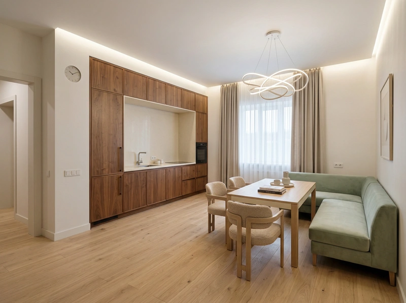 Дизайн кухни в стиле Минимализм — фото интерьера от нейросети RoomGPT