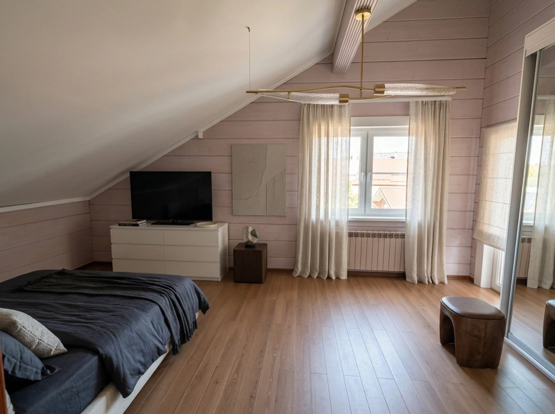 Дизайн спальни в стиле Минимализм — фото интерьера от нейросети RoomGPT