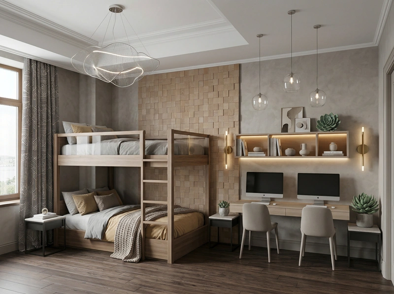 Дизайн спальни в стиле Минимализм — фото интерьера от нейросети RoomGPT