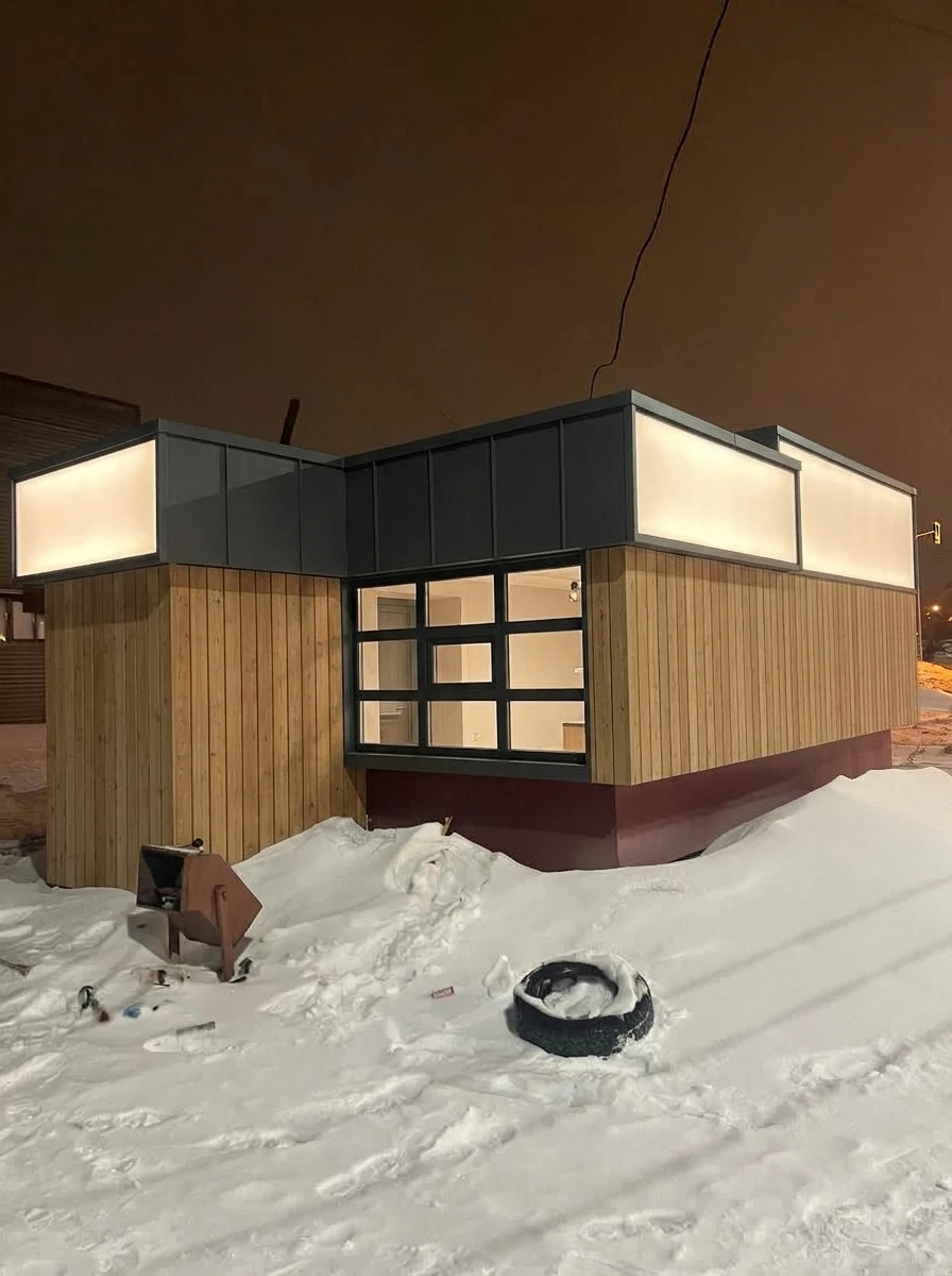 Дизайн фасада в стиле Барнхаус — Фасад от нейросети RoomGPT