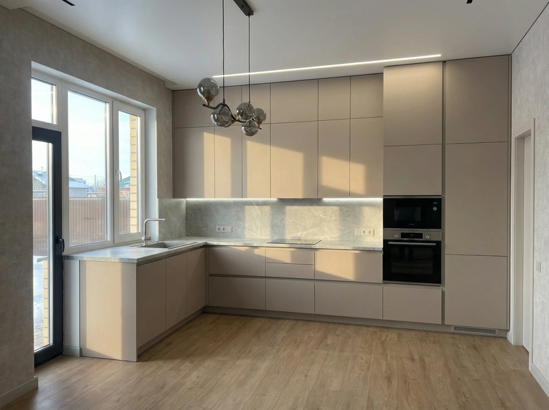 Дизайн кухни в стиле Минимализм — фото интерьера от нейросети RoomGPT