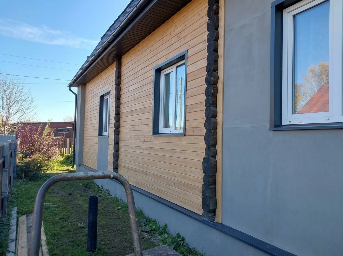 Дизайн фасада в стиле Сканди — фото от нейросети RoomGPT