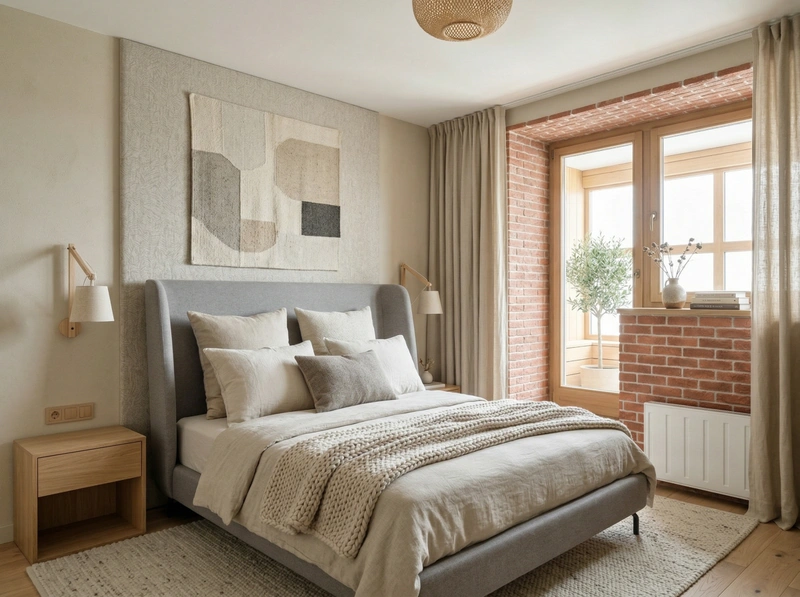 Дизайн гостиной в стиле Хюгге — фото интерьера от нейросети RoomGPT