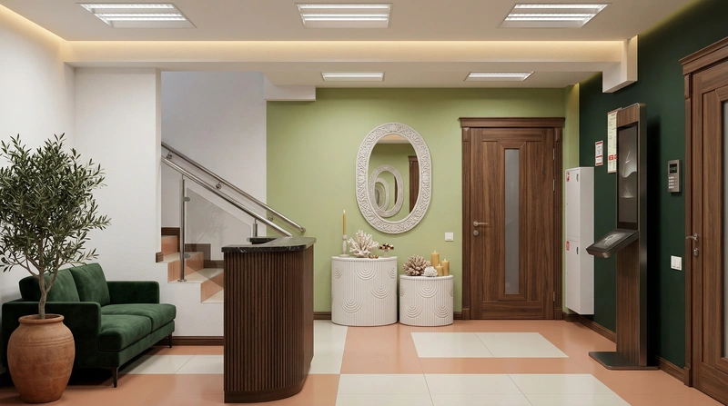 Дизайн интерьера в стиле Контемпорари — Прихожая от нейросети RoomGPT